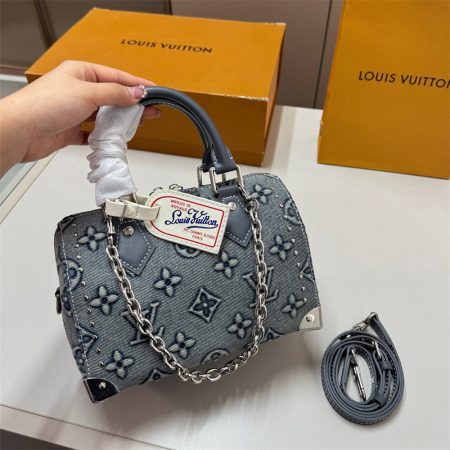 High quality denim handbag speedy size:20*14cm LOV #31179