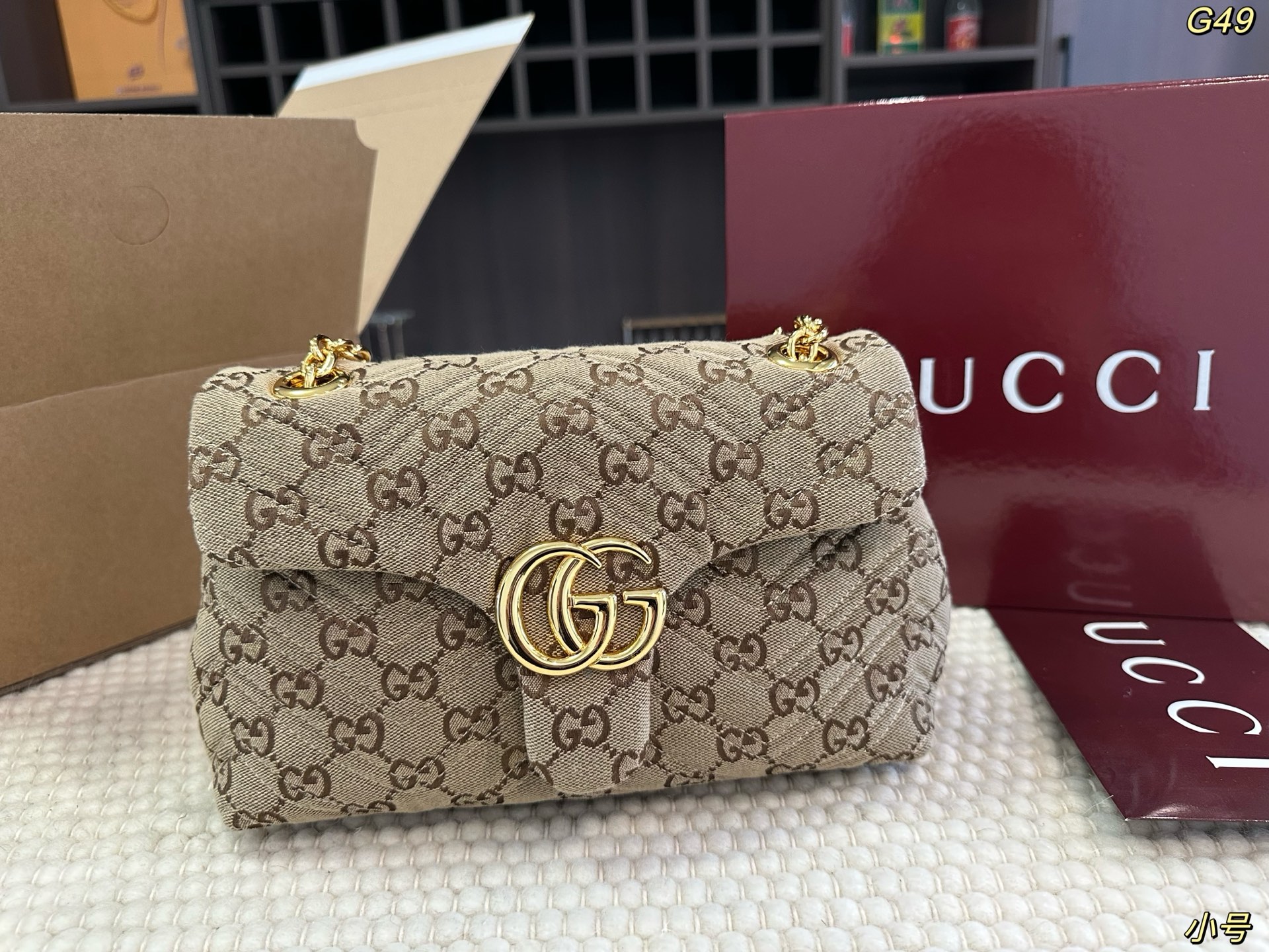 High quality shoulder bag size:20cm/23cm/27cm GUI #31186 - Image 3