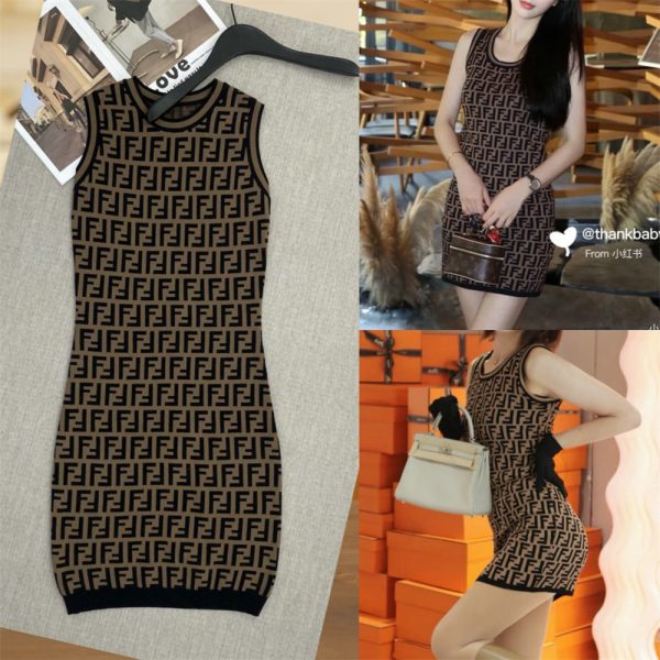 High quality Knitted dress size:S-L FEI #31204