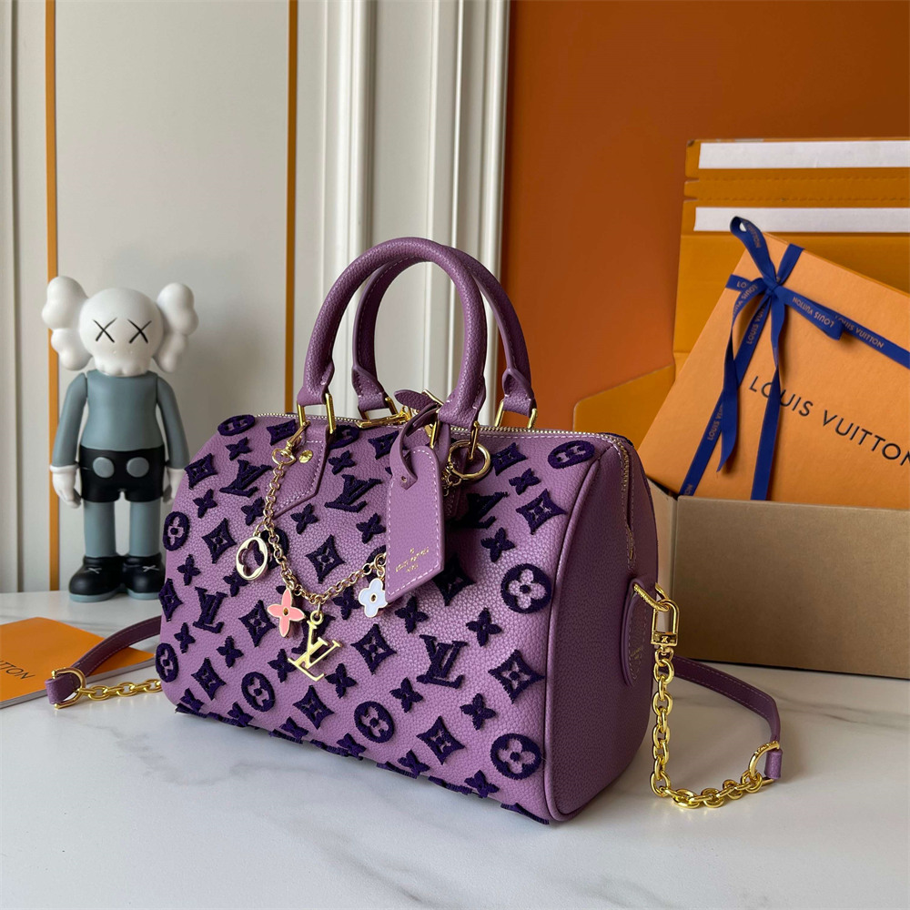 Top quality leather handbag speedy size:25*15*15cm LOV #31208 - Image 3