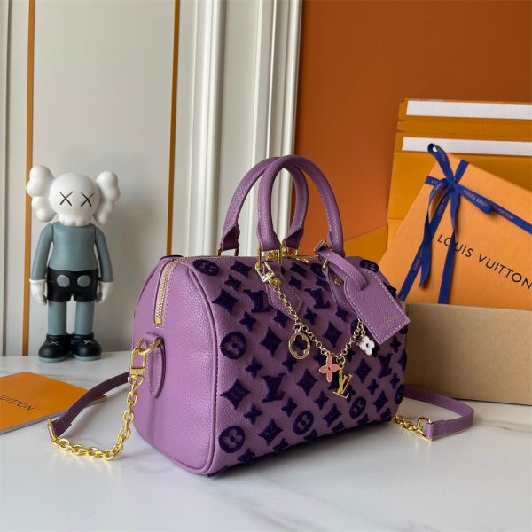 Top quality leather handbag speedy size:25*15*15cm LOV #31208