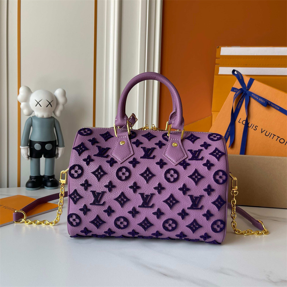 Top quality leather handbag speedy size:25*15*15cm LOV #31208 - Image 5