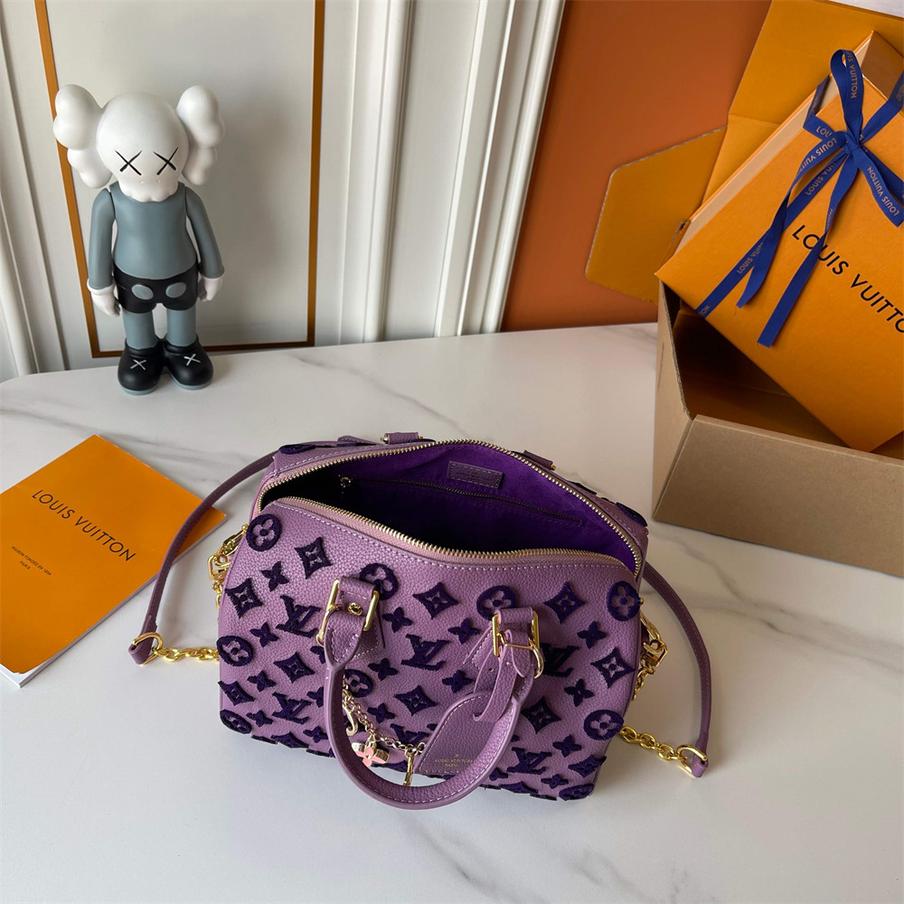 Top quality leather handbag speedy size:25*15*15cm LOV #31208 - Image 6