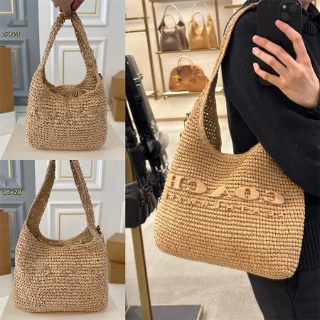 High quality straw weaving shoulder bag size:27cm/36cm COH #31209