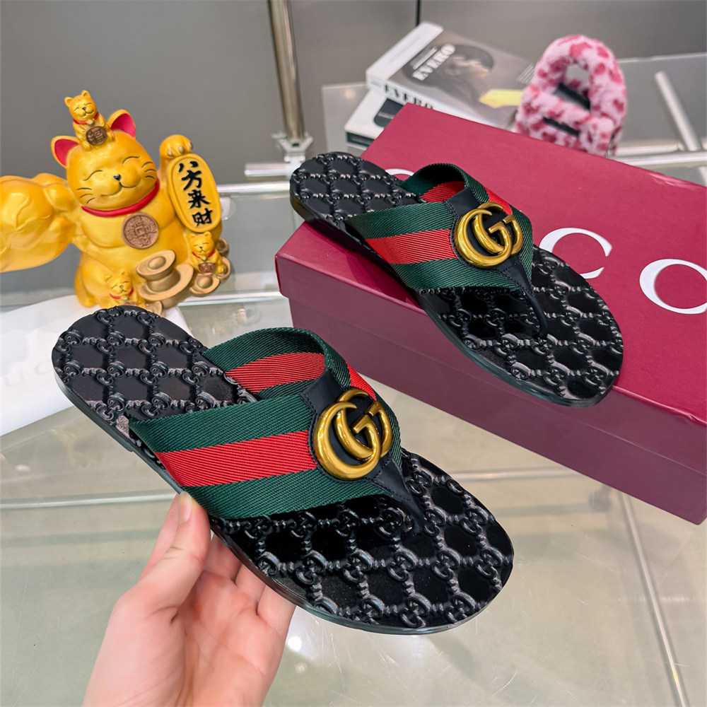 High quality couple slipper size:5-12 with box GUI #31216 - Image 2