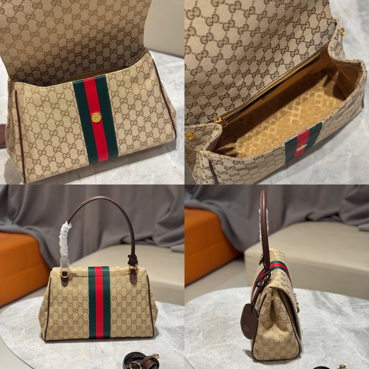 Top quality leather Handbag speedy size:32cm/37cm GUI #31258 - Image 3