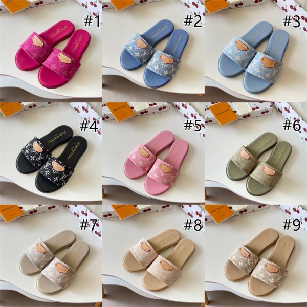 High quality slipper size:5-11 with box LOV #31265