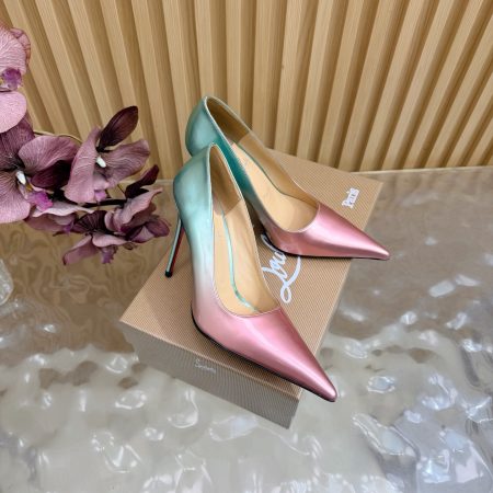 High quality high-heels(10cm) size:5-11 free shipping CLN #31280 - Image 4