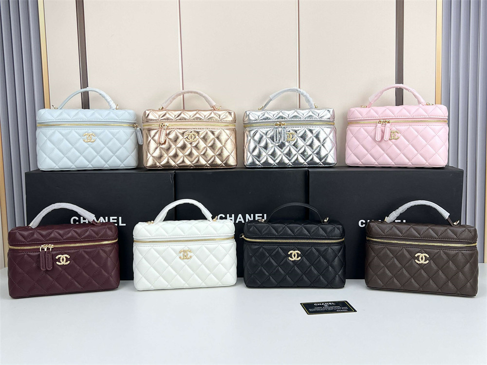 Top quality leather makeup bag size:20*13*5cm CHL #31286 - Image 2