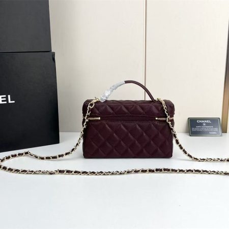 Top quality leather makeup bag size:20*13*5cm CHL #31286 - Image 4