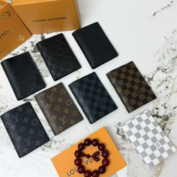 Top quality real leather passport holder size:10*14*2.5cm LOV #31290