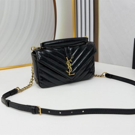 High quality leather messenger bag size:20*13*3cm LSY #31293 - Image 3