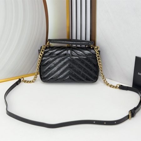 High quality leather messenger bag size:20*13*3cm LSY #31293 - Image 4