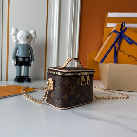 Top quality leather mini makeup bag size:14*10cm LOV #31295 - Image 2