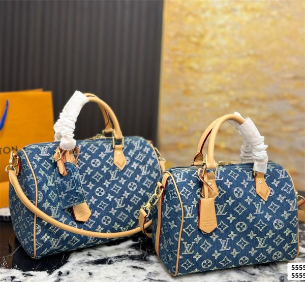High quality denim Handbag speedy size:25cm/30cm LOV #31319