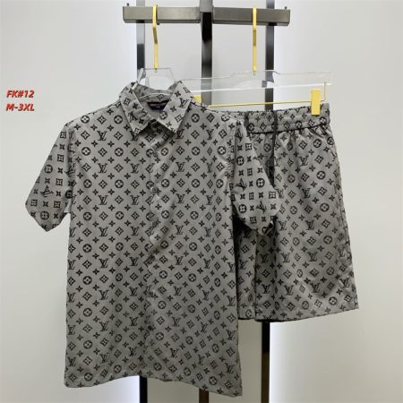 High quality short-sleeved suit for men size:M-3XL #31347 - Image 3