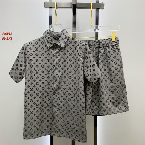 High quality short-sleeved suit for men size:M-3XL #31347 - Image 3