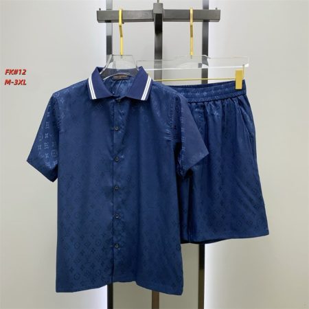 High quality short-sleeved suit for men size:M-3XL #31347 - Image 4