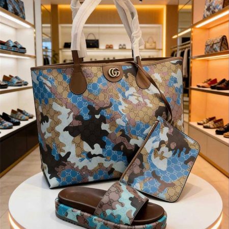 High quality slipper& handbag set free shipping GUI #31348