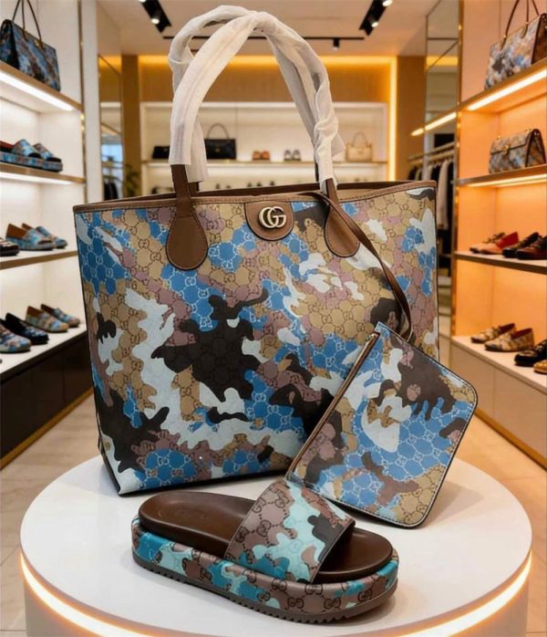 High quality slipper& handbag set free shipping GUI #31348