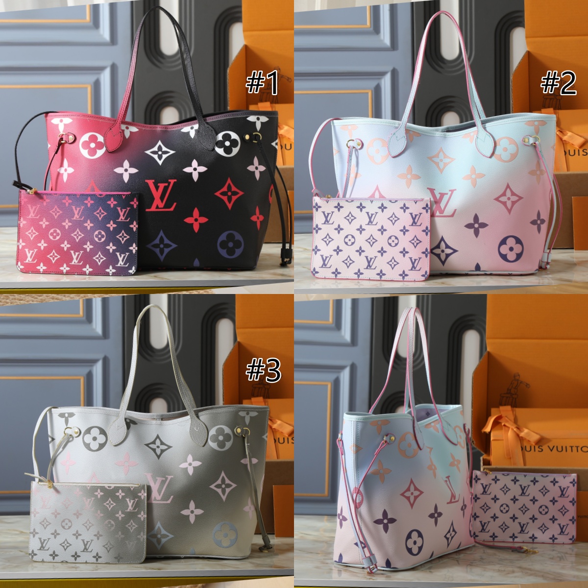 Top quality neverful Tote bag size:31*28cm LOV #31350 - Image 1