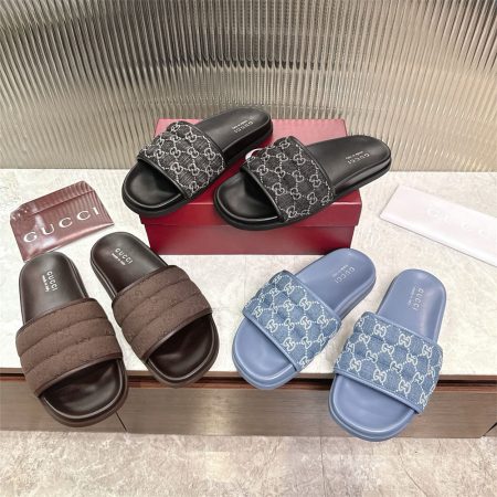 High quality couple slippers size:5-12 with box GUI #31362