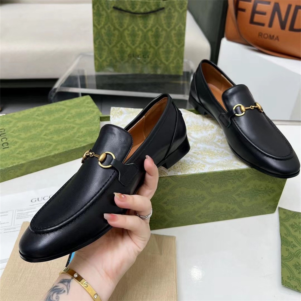 High quality couple Loafers shoes size:5-12 with box free shipping GUI #31417 - Image 3