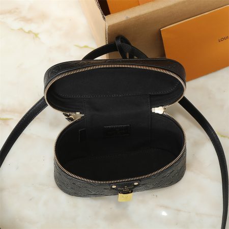 Top quality leather makeup bag size:19*11.5*6.5cm LOV #31431 - Image 2