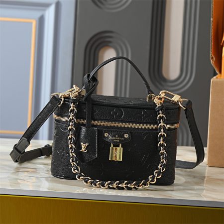Top quality leather makeup bag size:19*11.5*6.5cm LOV #31431 - Image 4