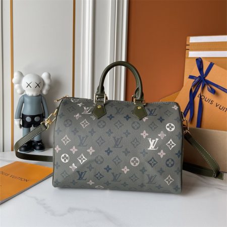 Top quality leather Handbag speedy size:30*21*17cm LOV #31432
