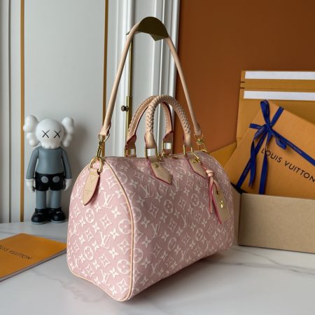 Top quality leather handbag speedy size:30*21*17cm LOV #31434 - Image 2