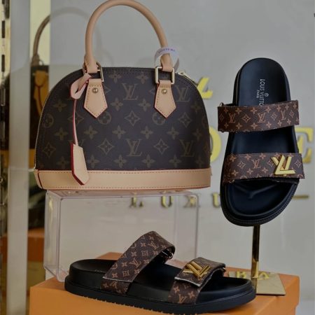 High quality slipper & handbag set free shipping LOV #31457