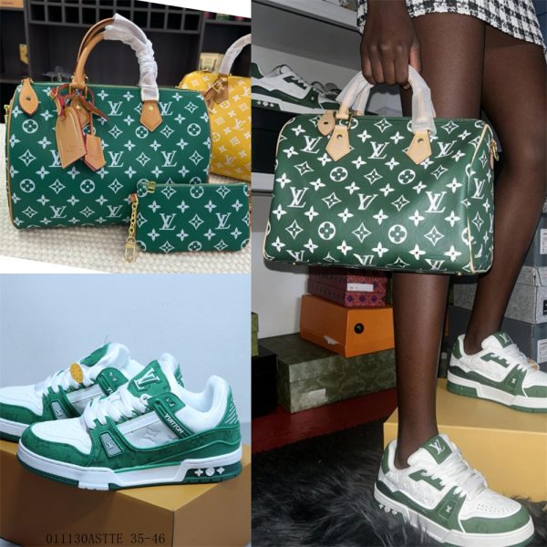 High quality sneaker & Handbag set free shipping LOV #31084