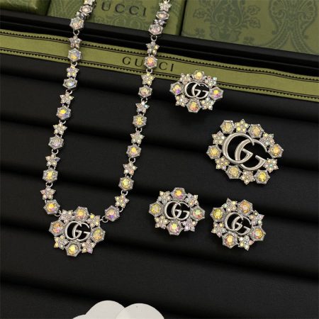 Wholesale Fashion High quality Necklace & Earring & Ring & brooch set GUI #A1435