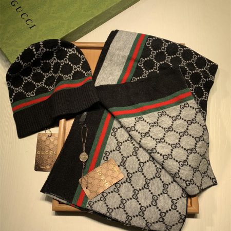 Wholesale Fashionable scarf & hat set GUI #A0312 - Image 2