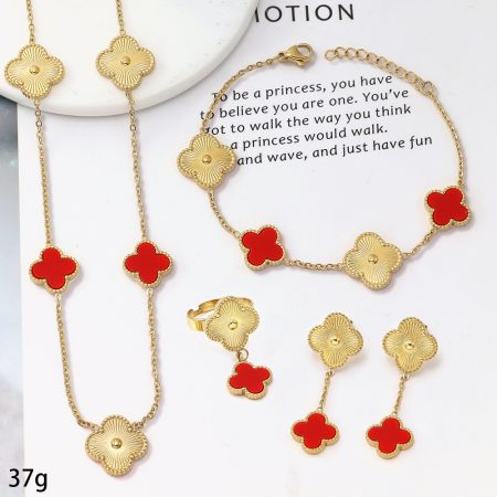 Wholesale Earring & Necklace & Ring & Bracelet set VAC #A0367 - Image 2