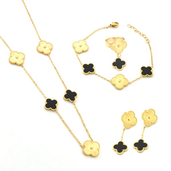 Wholesale Earring & Necklace & Ring & Bracelet set VAC #A0367