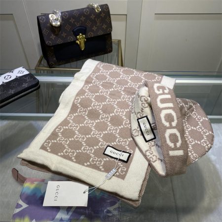 Wholesale Fashionable scarf & hat set GUI #A0328 - Image 2