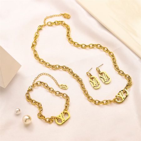 Wholesale Fashion Necklace & Bracelet & Earring Set LOV #A1509