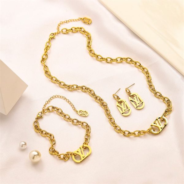 Wholesale Fashion Necklace & Bracelet & Earring Set LOV #A1509
