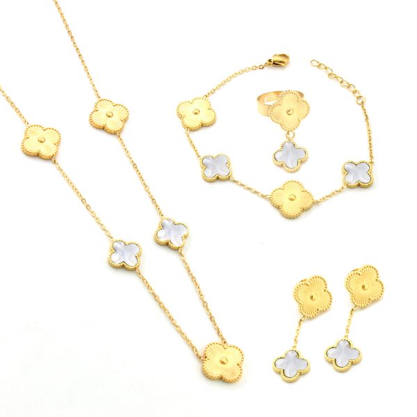 Wholesale Earring & Necklace & Ring & Bracelet set VAC #A0367