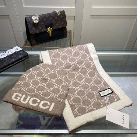 Wholesale Fashionable scarf & hat set GUI #A0328 - Image 3