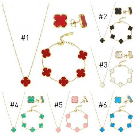Wholesale Earring & Necklace & Bracelet set VAC #A0791