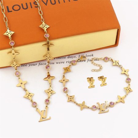 Wholesale Fashion Necklace & Bracelet & Earring Set LOV #A0521 - Image 3