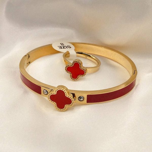 Wholesale Bracelet & Necklace & Earring and Ring set VAC #A0549 - Image 3