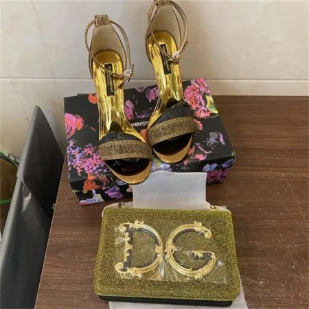 High quality High heels sandals & shoulder bag free Shipping DOA #5033 - Image 2