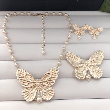 Wholesale Necklace and Earring and Brooch Set CHL LHZ #A5429