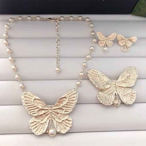 Wholesale Necklace and Earring and Brooch Set CHL LHZ #A5429