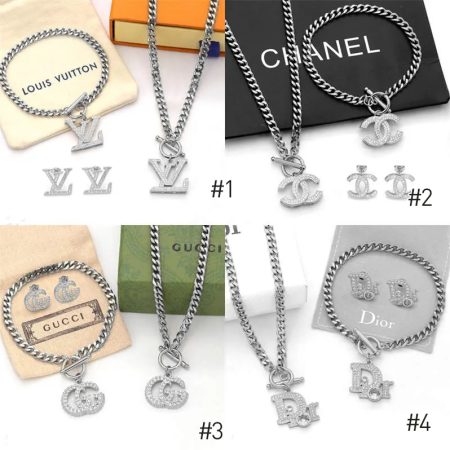 Wholesale Fashion Necklace & Bracelet & Earring Set #AB10680