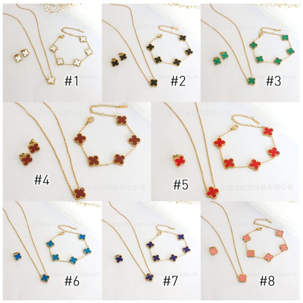 Wholesale Earring & Necklace & Bracelet set VAC #A0791